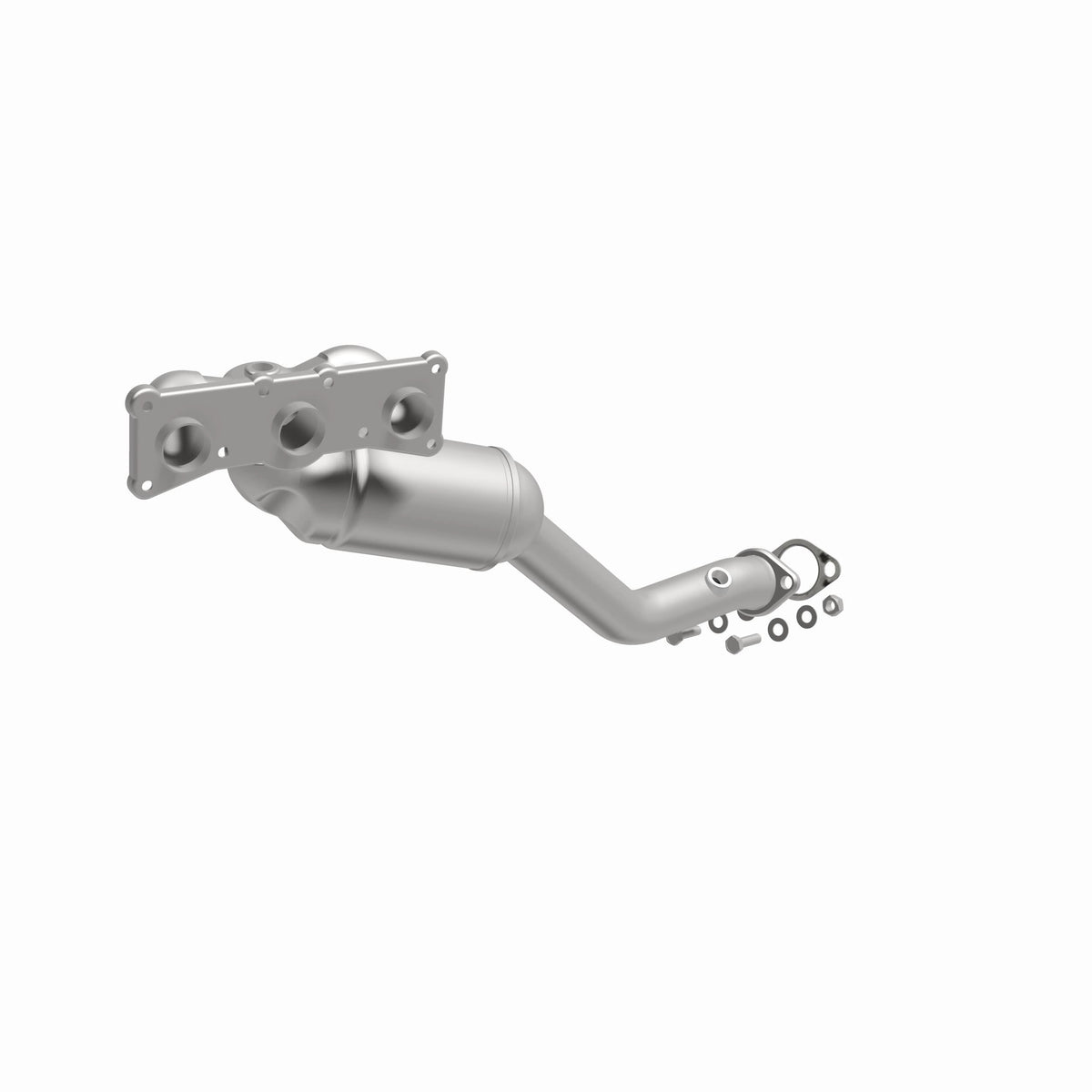 Catalytic Converter with Integrated Exhaust Manifold for HM Grade Federal / EPA Compliant Direct-Fit Manifold Catalytic