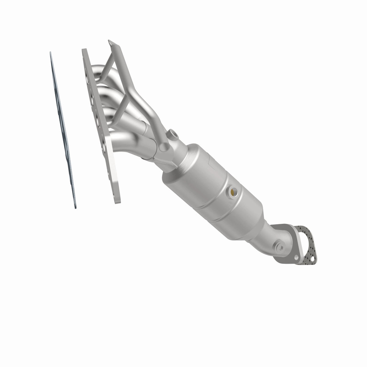 Catalytic Converter with Integrated Exhaust Manifold for HM Grade Federal / EPA Compliant Direct-Fit Manifold Catalytic