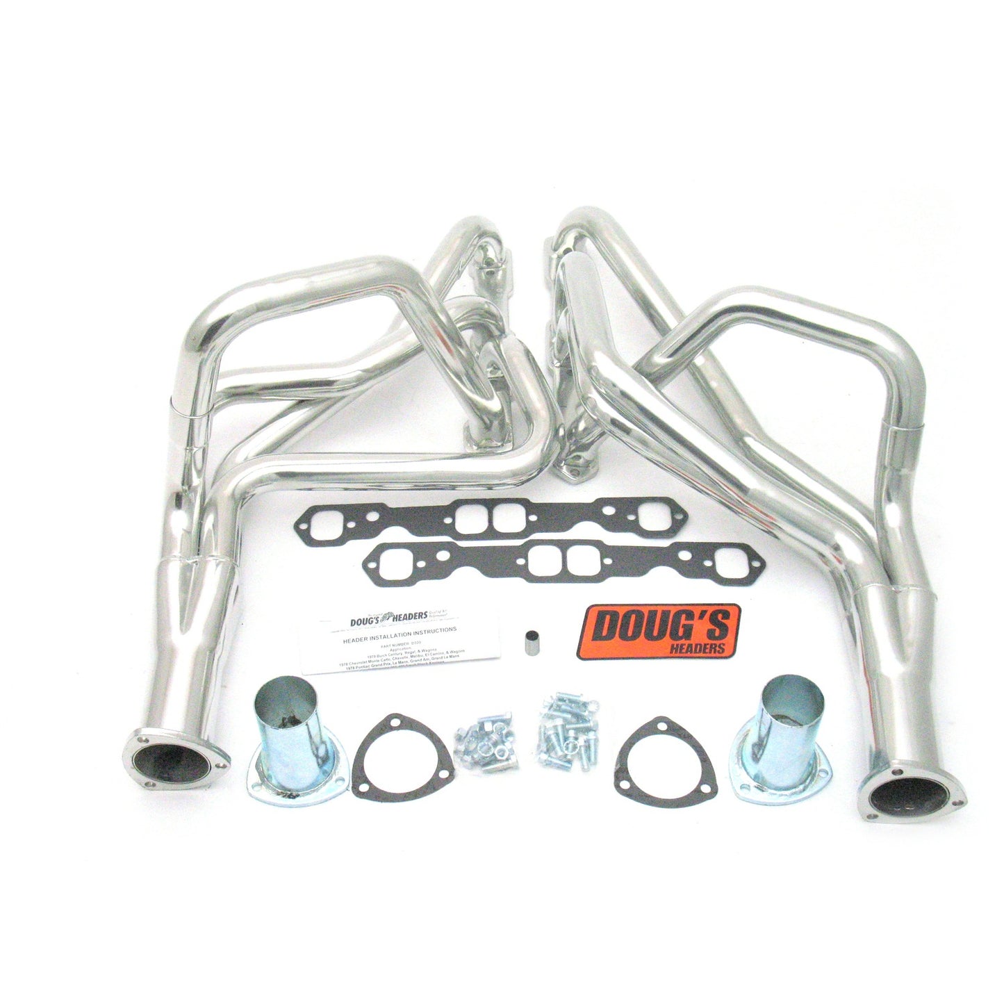 Long Tube Headers for 78-87 GM G Body 265-400 SBC 1-3/4in Primary D330