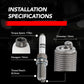 2013-2027 Audi and VW models Spark Plugs Iridium Pro 14x26.5x16mm Heat Range 9 Z1003100