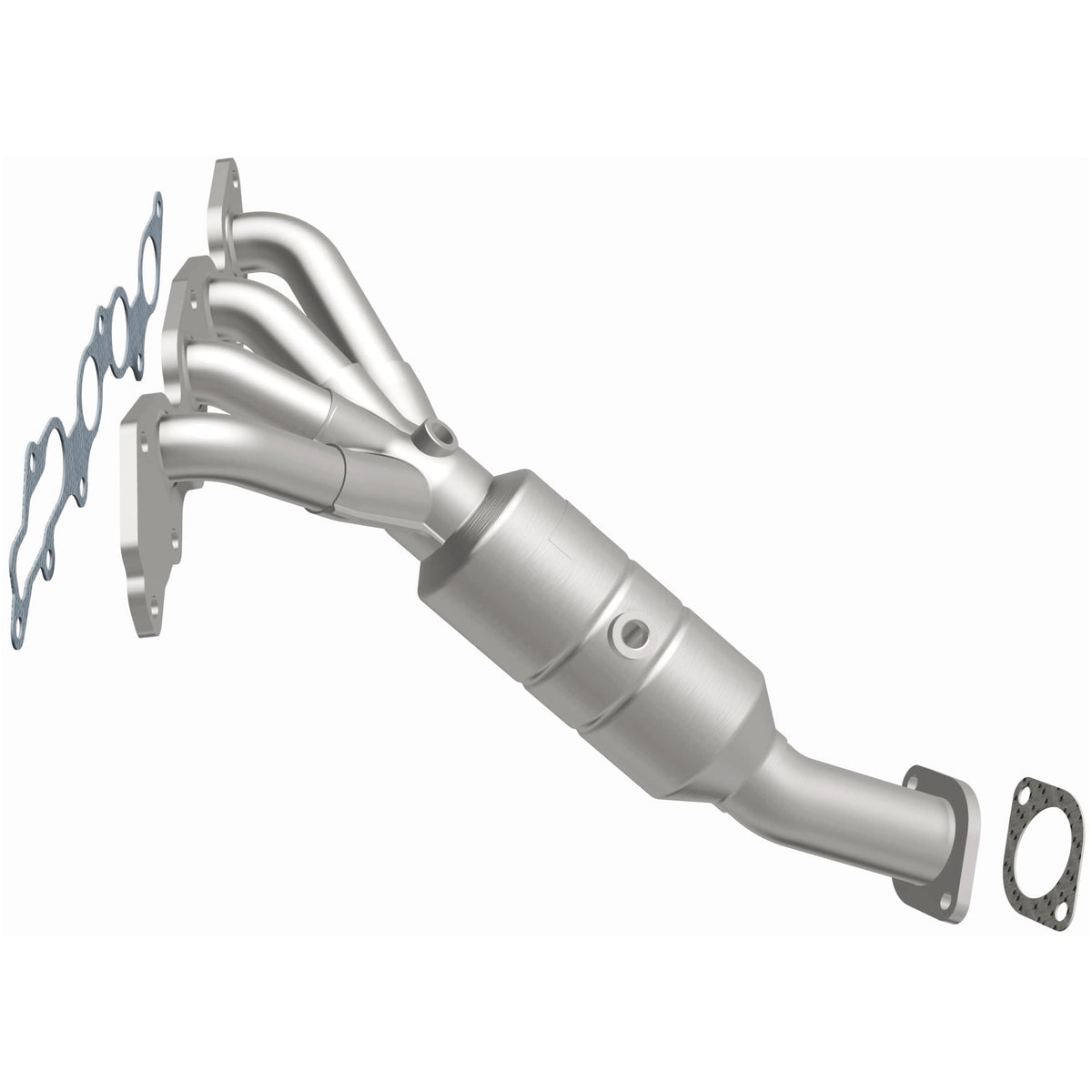 Catalytic Converter with Integrated Exhaust Manifold for HM Grade Federal / EPA Compliant Direct-Fit Manifold Catalytic