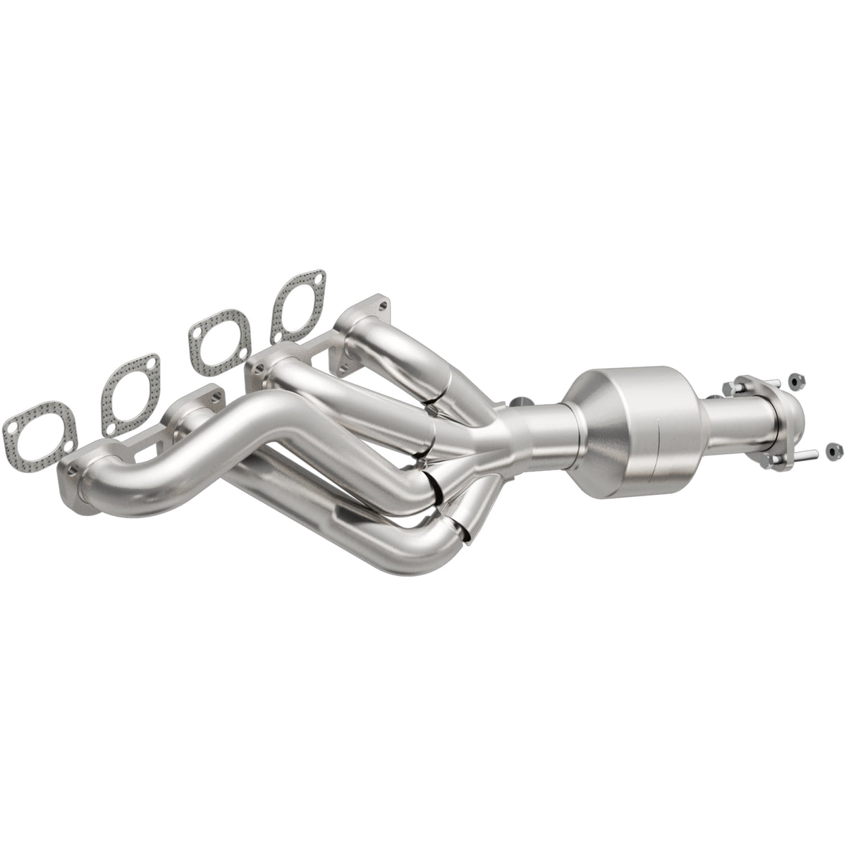 Catalytic Converter with Integrated Exhaust Manifold for HM Grade Federal / EPA Compliant Direct-Fit Manifold Catalytic