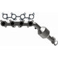 Catalytic Converter with Integrated Exhaust Manifold for HM Grade Federal / EPA Compliant Direct-Fit Manifold Catalytic