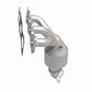 Catalytic Converter with Integrated Exhaust Manifold for HM Grade Federal / EPA Compliant Direct-Fit Manifold Catalytic