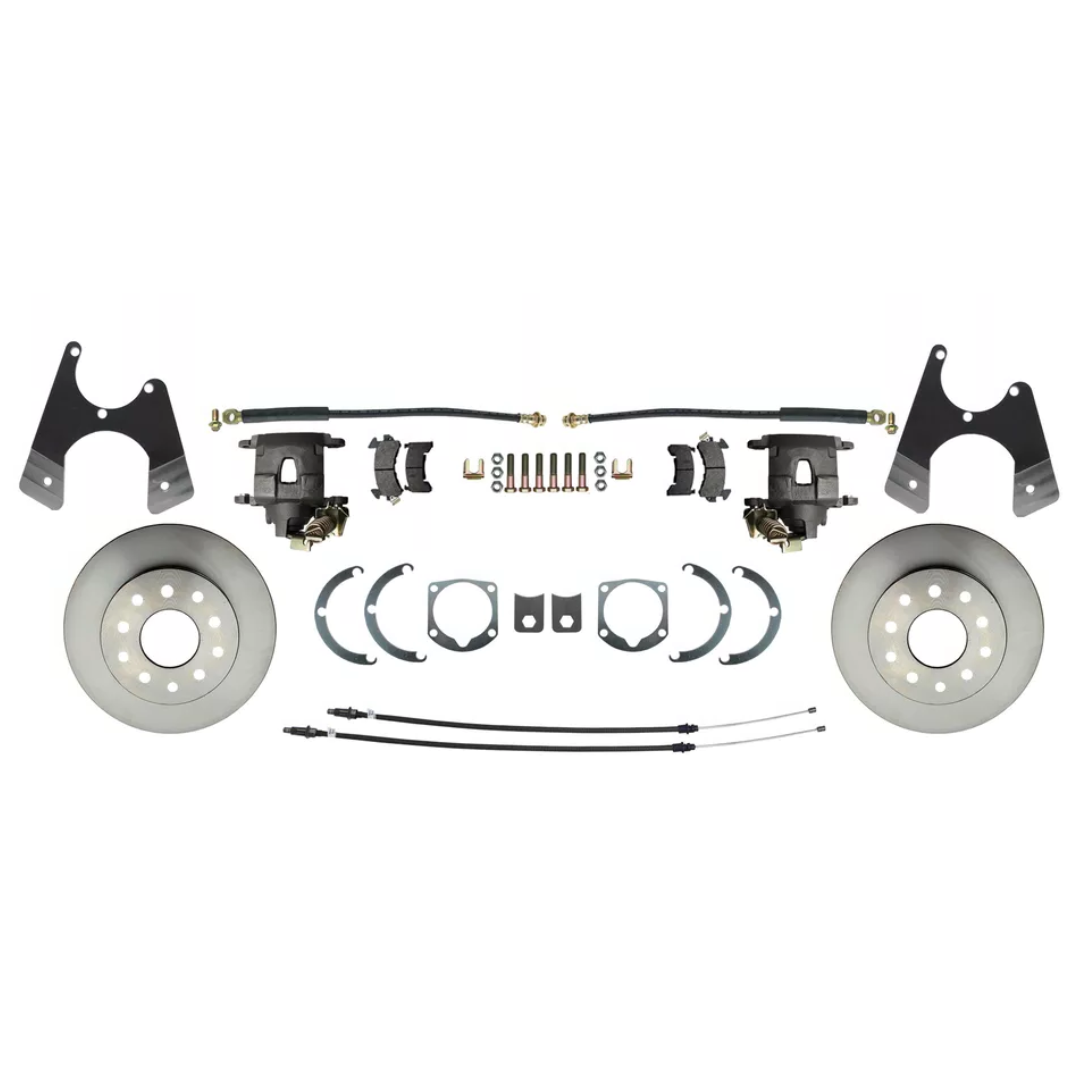 Fits Rear GM 1955-1968 Full Size 10/12 Bolt Disc Brake Kit w/E-Brake DBK1012FS - Discs, Rotors, and Hardware Car Part People