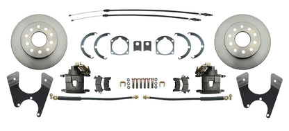 Fits Rear GM 1955-1968 Full Size 10/12 Bolt Disc Brake Kit w/E-Brake DBK1012FS - Discs, Rotors, and Hardware Car Part People