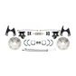 Fits Rear GM 55-68 10/12; Disc Brake w/E-Brake &Slotted Rotor-Black DBK1012FSLXB