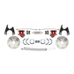 Fits Rear GM 1955-68 10/12; Disc Brake w/E-Brake &Slotted Rotor-Red DBK1012FSLXR - Discs, Rotors, and Hardware Car Part People