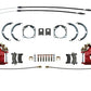 Fits Rear GM 1955-68 10/12; Disc Brake w/E-Brake &Slotted Rotor-Red DBK1012FSLXR