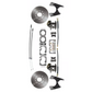 Fits 1967-1969 Camaro/Firebird Rear 10/12 Bolt Disc Brake Kit w/E-Brake DBK1012S - Discs, Rotors, and Hardware Car Part People
