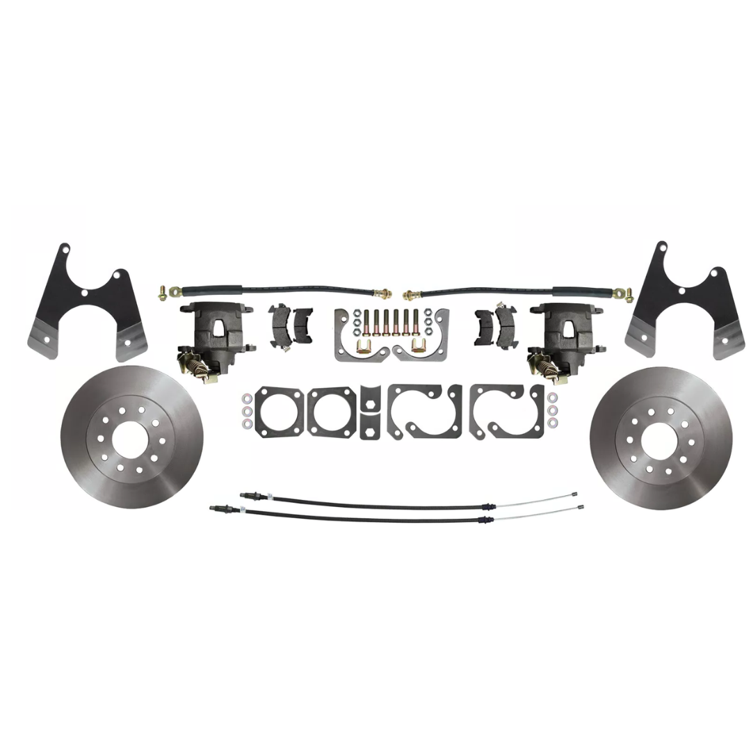Fits 1967-1969 Camaro/Firebird Rear 10/12 Bolt Disc Brake Kit w/E-Brake DBK1012S - Discs, Rotors, and Hardware Car Part People