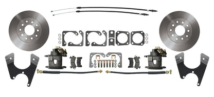 Fits 1967-1969 Camaro/Firebird Rear 10/12 Bolt Disc Brake Kit w/E-Brake DBK1012S - Discs, Rotors, and Hardware Car Part People