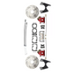 Fits 1967-69 Camaro 10/12; Disc Brake w/E-Brake&Slotted Rotor-Red DBK1012SLX-R - Discs, Rotors, and Hardware Car Part People