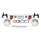 Fits 1967-69 Camaro 10/12; Disc Brake w/E-Brake&Slotted Rotor-Red DBK1012SLX-R - Discs, Rotors, and Hardware Car Part People