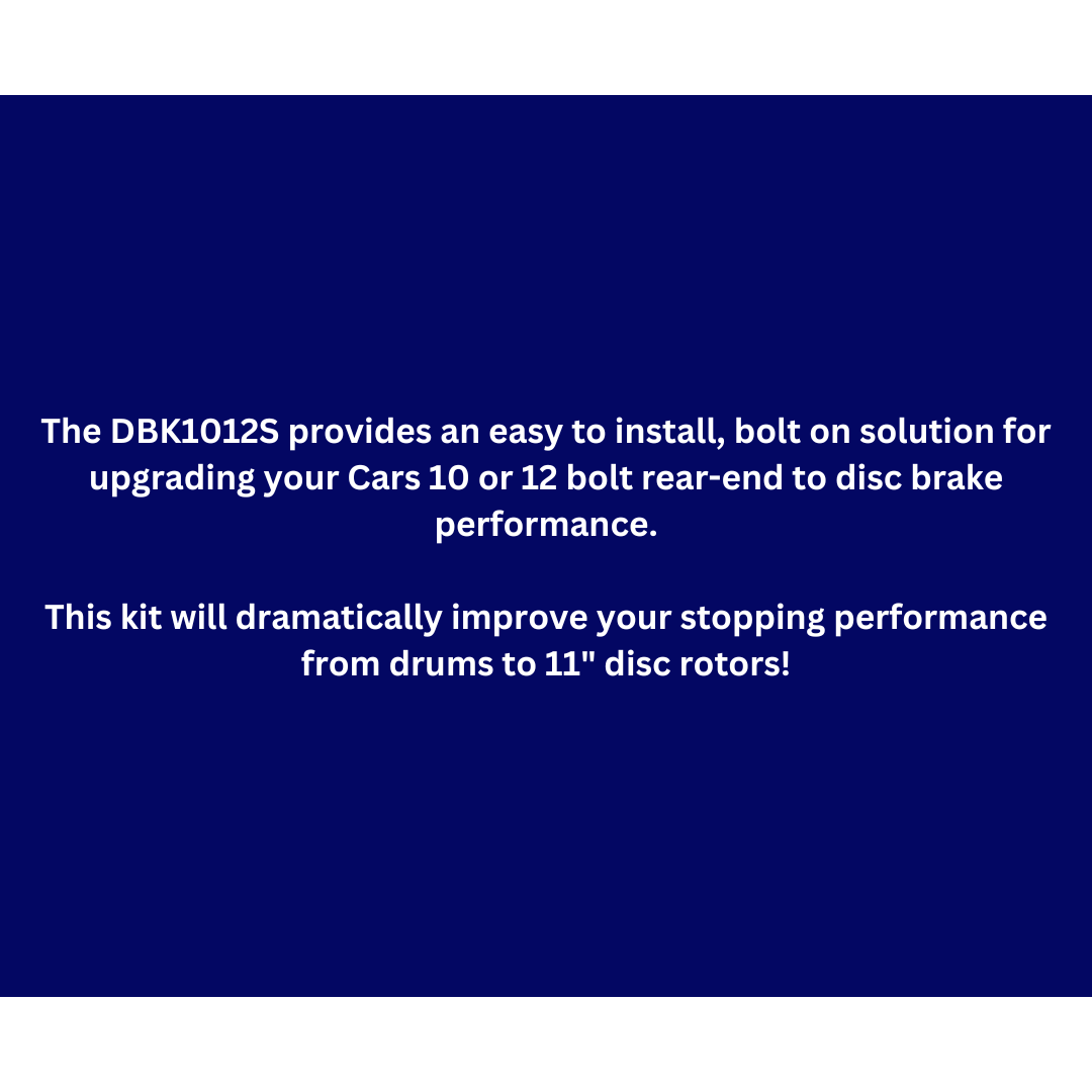 Fits 1967-69 Camaro 10/12; Disc Brake w/E-Brake&Slotted Rotor-Red DBK1012SLX-R - Discs, Rotors, and Hardware Car Part People