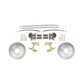 Fits 1963-1987 Chevy C10 Truck Rear 5 Lug Standard Disc Brake Kit DBK1012TRK-5 - Discs, Rotors, and Hardware Car Part People