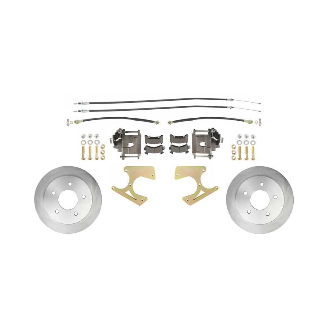 Fits 1963-1987 Chevy C10 Truck Rear 5 Lug Standard Disc Brake Kit DBK1012TRK-5 - Discs, Rotors, and Hardware Car Part People