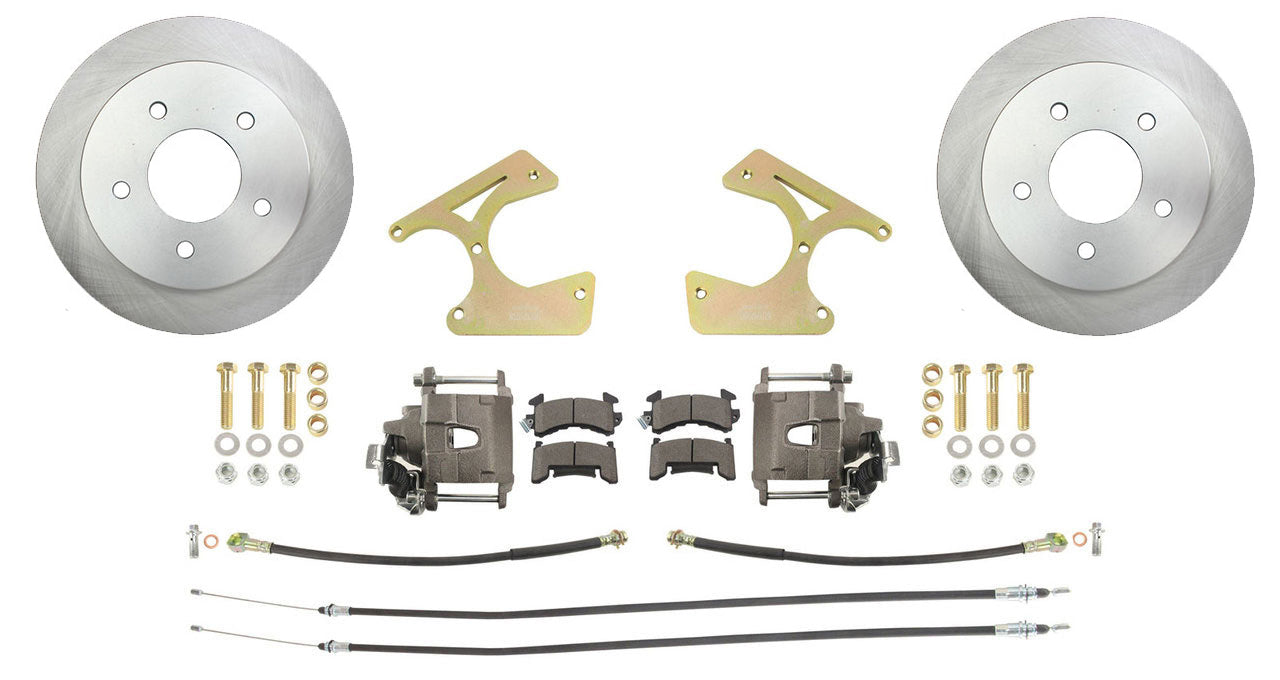 Fits 1963-1987 Chevy C10 Truck Rear 5 Lug Standard Disc Brake Kit DBK1012TRK-5 - Discs, Rotors, and Hardware Car Part People