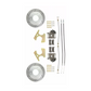 Fits 1963-1987 C10 Truck Rear 6 Lug Drilled&Slotted Disc Brake Kit DBK1012TRK-LX
