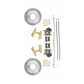 Fits 1963-1987 C10 Truck Rear 6 Lug Drilled&Slotted Disc Brake Kit DBK1012TRK-LX