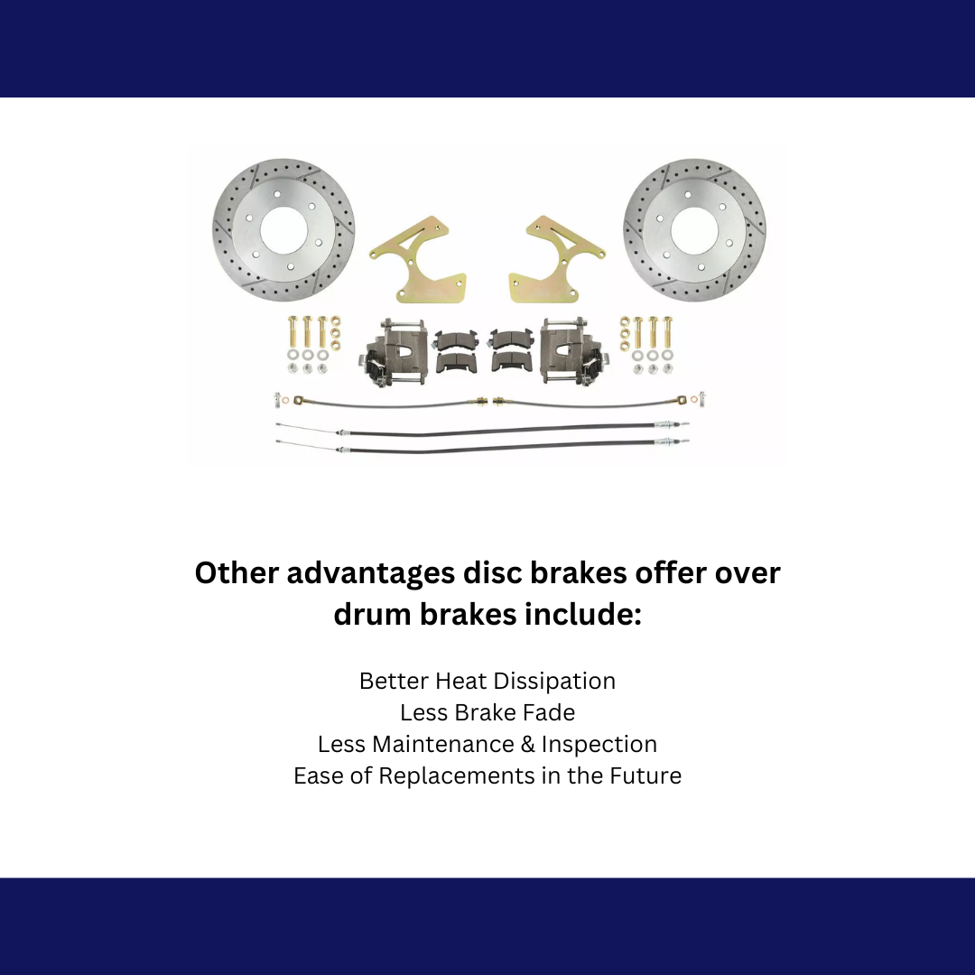 Fits 1963-1987 C10 Truck Rear 6 Lug Drilled&Slotted Disc Brake Kit DBK1012TRK-LX - Discs, Rotors, and Hardware Car Part People