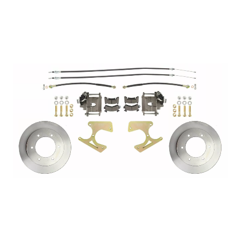 Fits 1963-1987 Chevy C10 Truck Rear 6 Lug Standard Disc Brake Kit DBK1012TRK