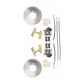Fits 1963-1987 Chevy C10 Truck Rear 6 Lug Standard Disc Brake Kit DBK1012TRK - Discs, Rotors, and Hardware Car Part People