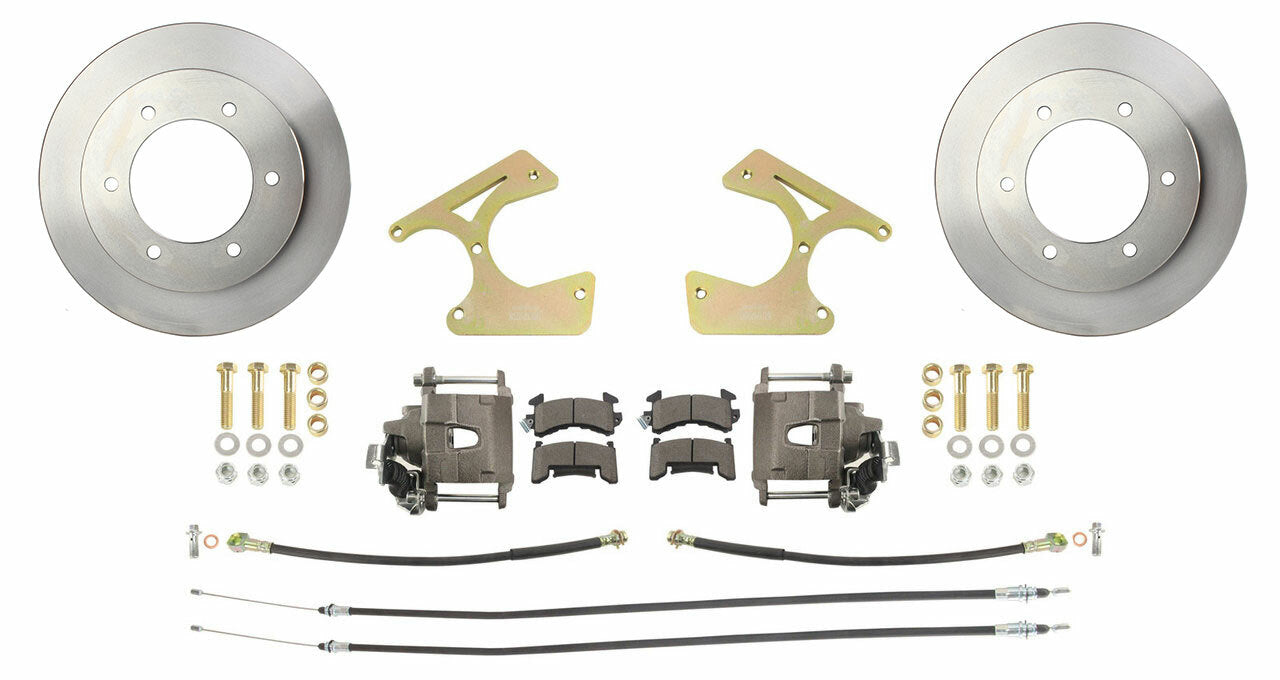 Fits 1963-1987 Chevy C10 Truck Rear 6 Lug Standard Disc Brake Kit DBK1012TRK - Discs, Rotors, and Hardware Car Part People
