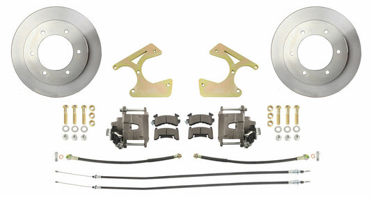 Fits 1963-1987 Chevy C10 Truck Rear 6 Lug Standard Disc Brake Kit DBK1012TRK - Discs, Rotors, and Hardware Car Part People