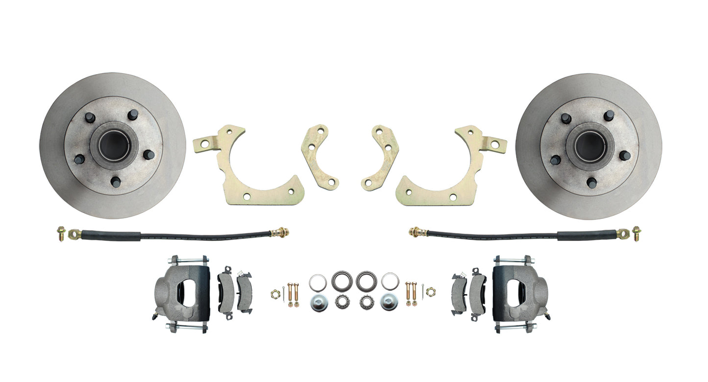 Fits 1955-1958 GM Full Size Standard Disc Brake Kit DBK5558 - Discs, Rotors, and Hardware Car Part People