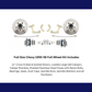 Fits 1955-1958 GM Full Size Disc Brake Kit Drilled/Slotted Rotors DBK5558LX - Discs, Rotors, and Hardware Car Part People