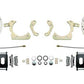 Fits 1955-58 GM Full Size Disc Brake Kit Drilled/Slotted Rotors-Black DBK5558LXB