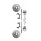 Fits 1957-1972 Full Size Ford Disc Brake Kit DBK5772 - Discs, Rotors, and Hardware Car Part People
