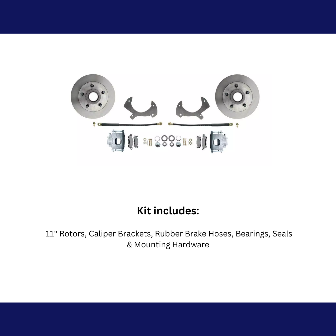 Fits 1957-1972 Full Size Ford Disc Brake Kit DBK5772 - Discs, Rotors, and Hardware Car Part People