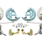 Fits 1962-1967 Chevy Nova X Body Disc Brake Kit Drilled/Slotted Rotor DBK6267LX