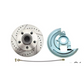 Fits 1962-1967 Chevy Nova X Disc Brake Kit Drilled/Slotted Rotors-Red DBK6267LXR - Discs, Rotors, and Hardware Car Part People