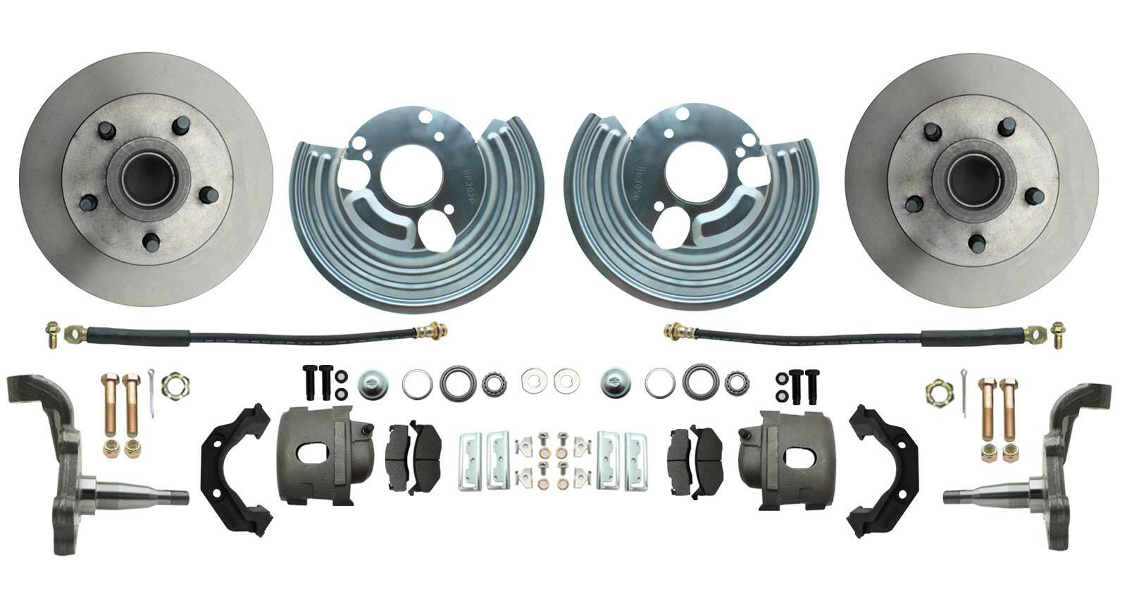 Fits 1962-1972 Mopar B & E Body Standard Front Disc Brake Conversion Kit DBK6272 - Discs, Rotors, and Hardware Car Part People