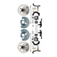 Fits 62-72 Mopar A; Front Disc Converison; Slotted; w/Bolt 5x4 DBK6272A-40-LX