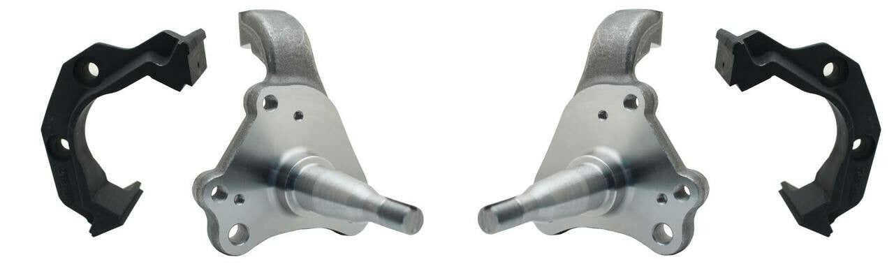Fits 1962-1972 Mopar B & E; Front Disc Conversion Kit w/Slotted Rotors DBK6272LX - Discs, Rotors, and Hardware Car Part People