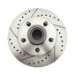 Fits 1962-1972 Mopar B & E; Front Disc Conversion Kit w/Slotted Rotors DBK6272LX