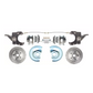 Fits 63-70 C-10 5 Lug Rotor 2.5" Drop Disc Conversion Wheel Kit DBK6370-5DLX-A - Discs, Rotors, and Hardware Car Part People