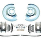 Fits 63-70 C-10 6 Lug Rotor Stock Height Disc Brake Conversion Wheel Kit DBK6370