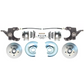 Fits 63-70 C-10 6 Lug Rotor 2.5"Drop Disc Brake Conversion Wheel Kit DBK6370D-A - Discs, Rotors, and Hardware Car Part People