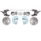 Fits 63-70 C-10 6 Lug D/S Rotor 2.5"Drop Disc Conversion Wheel Kit DBK6370DLX-A
