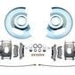 Fits 63-70 C-10 6 Lug D/S Rotor 2.5"Drop Disc Conversion Wheel Kit DBK6370DLX-A