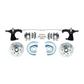 Fits 63-70 C-10 6 Lug D/S Rotor Stock Height Disc Conversion Wheel Kit DBK6370LX - Discs, Rotors, and Hardware Car Part People