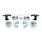 Fits 63-70 C-10 6 Lug D/S Rotor Stock Height Disc Conversion Wheel Kit DBK6370LX