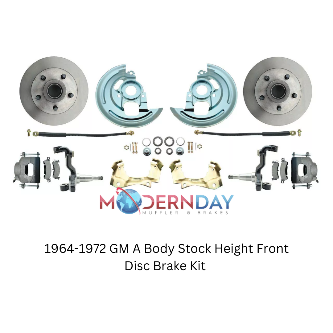 Fits 1964-1972 GM A Body Stock Height Front Disc Brake Kit DBK6472 - Brake Kits Car Part People