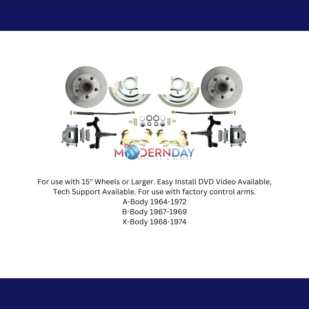 Fits 1964-1972 GM A Body 2" Drop Front Disc Brake Kit DBK6472D - Brake Kits Car Part People