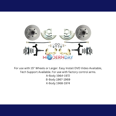 Fits 1964-1972 GM A Body 2" Drop Front Disc Brake Kit DBK6472D